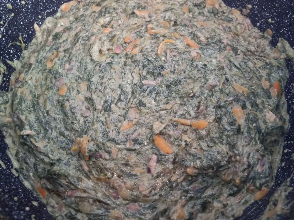 Rezept: Gemüse Lasagne mit Spinat und Champignons Bild Nr. 14450 Gemüse Lasagne mit Spinat und Champignons - Rezept - Bild Nr. 14450