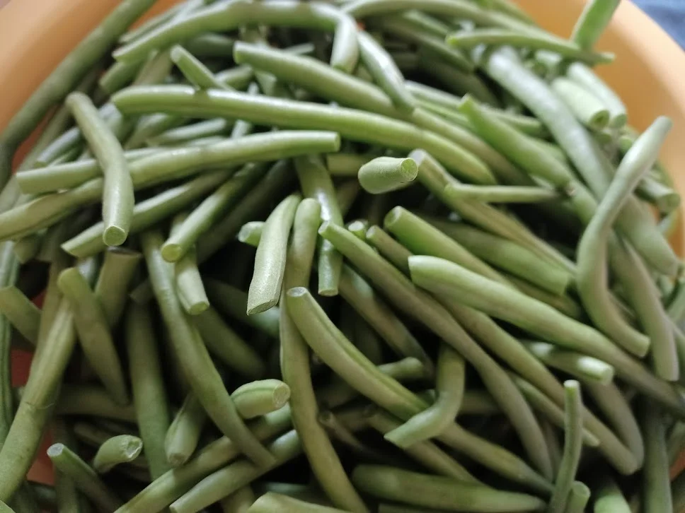 Spätsommer - Bohnengemüsepfanne  zur kb Challenge August 2021 - Rezept - Bild Nr. 14445