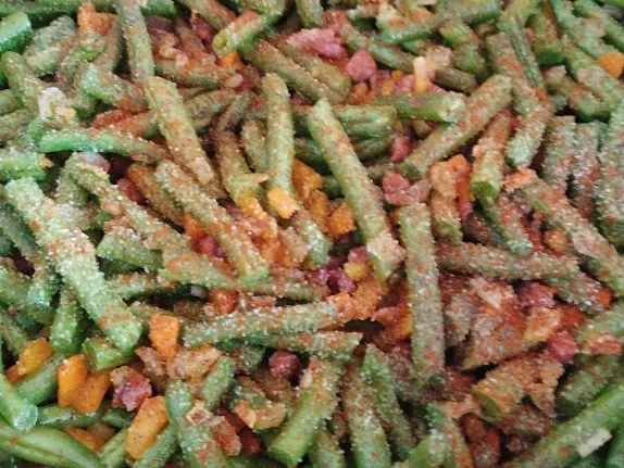 Spätsommer - Bohnengemüsepfanne  zur kb Challenge August 2021 - Rezept - Bild Nr. 14451