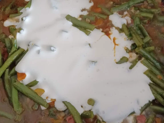 Spätsommer - Bohnengemüsepfanne  zur kb Challenge August 2021 - Rezept - Bild Nr. 14454