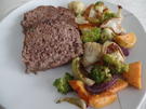 Hackbraten mit Gemüse - Rezept - Bild Nr. 14444