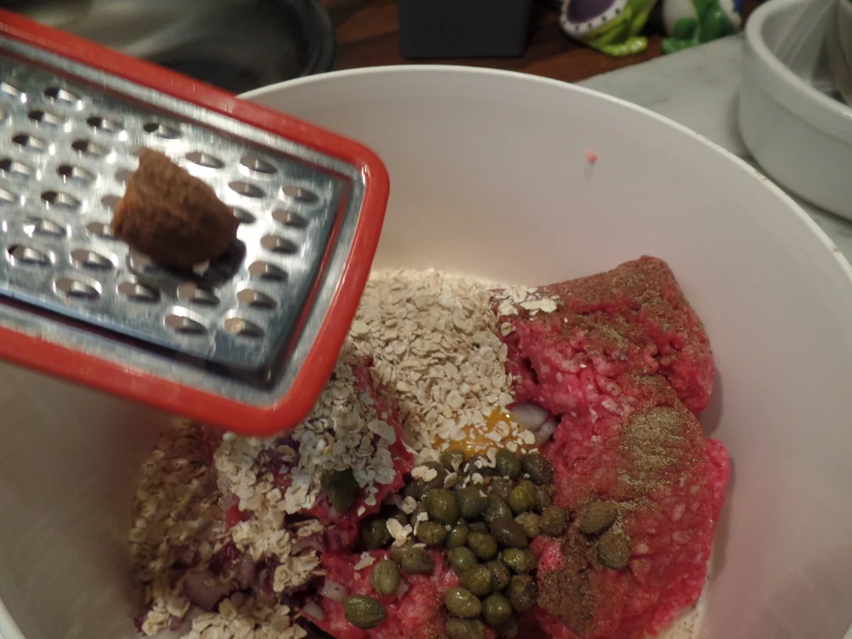 Rezept: Hackbraten mit Gemüse Bild Nr. 14445 Hackbraten mit Gemüse - Rezept - Bild Nr. 14445