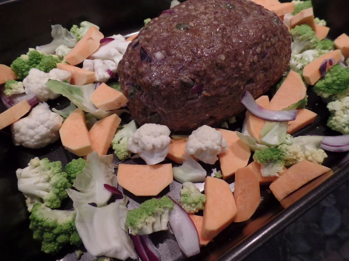 Rezept: Hackbraten mit Gemüse Bild Nr. 14448 Hackbraten mit Gemüse - Rezept - Bild Nr. 14448