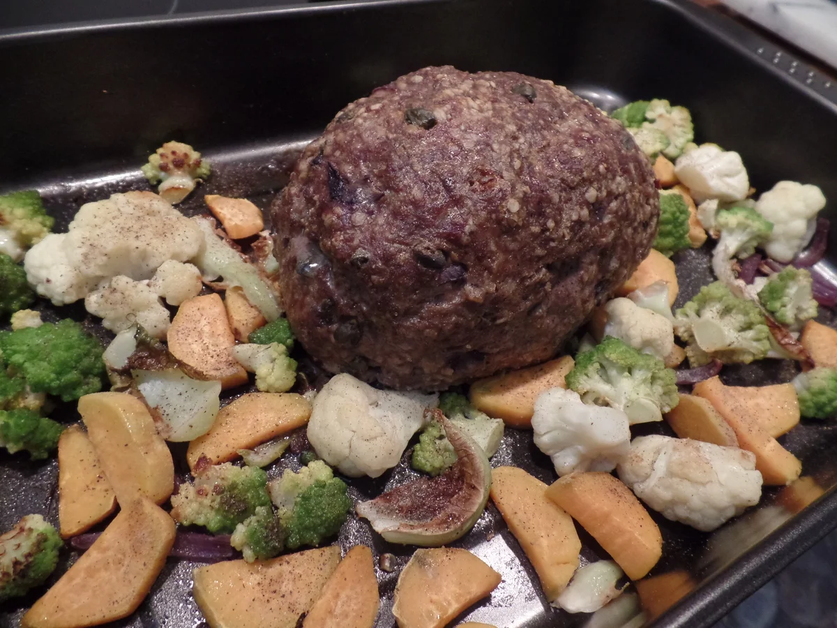 Rezept: Hackbraten mit Gemüse Bild Nr. 14449 Hackbraten mit Gemüse - Rezept - Bild Nr. 14449