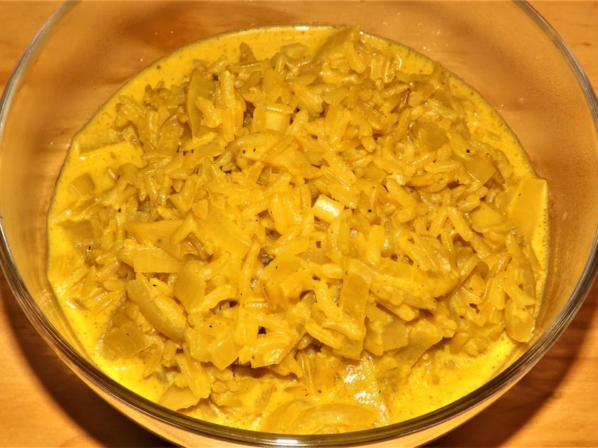 Kurkuma Zwiebel Frischk Se Reis Rezept Kochbar De