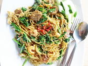 Gebratene Glasnudeln ala Taman Griya -- Bihun Goreng Seafood - Rezept - Bild Nr. 14461