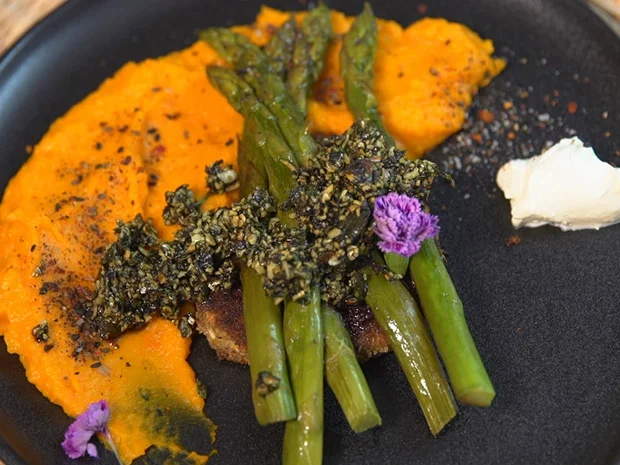 Fleischloser Genuss an Kürbismus - Rezept - Bild Nr. 2