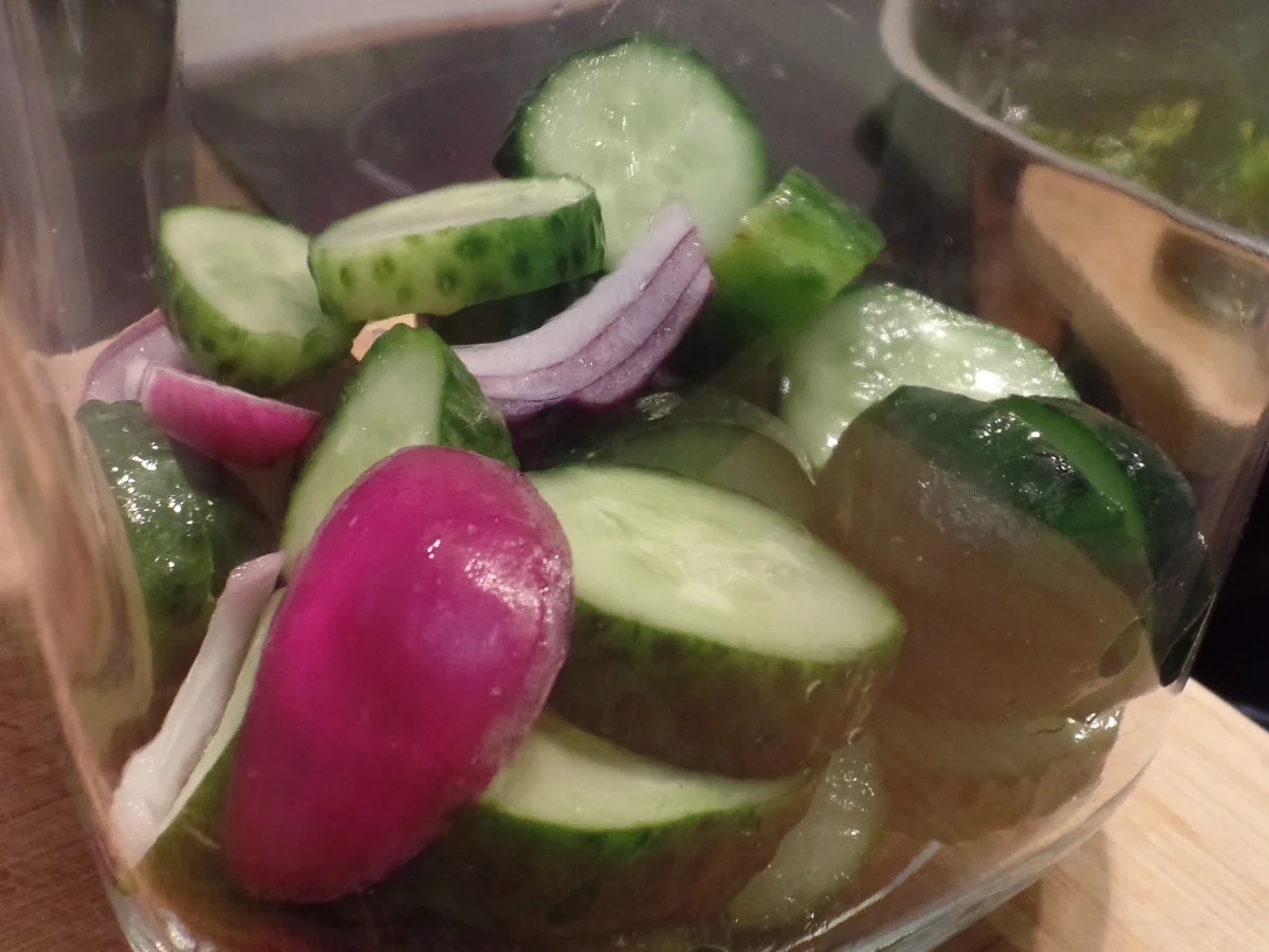 Sauer eingelegte Gurken - Rezept - Bild Nr. 14466