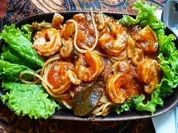 Spagetti mit Tomatensauce und Meeresfruechten - Spagetti allo Scoglio - Rezept - Bild Nr. 14460