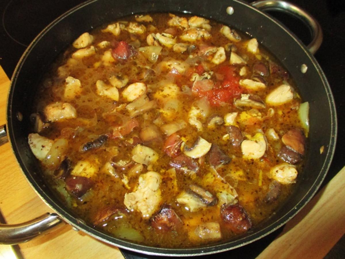 Hähnchen-Champignon-Gulasch - Rezept - Bild Nr. 14463