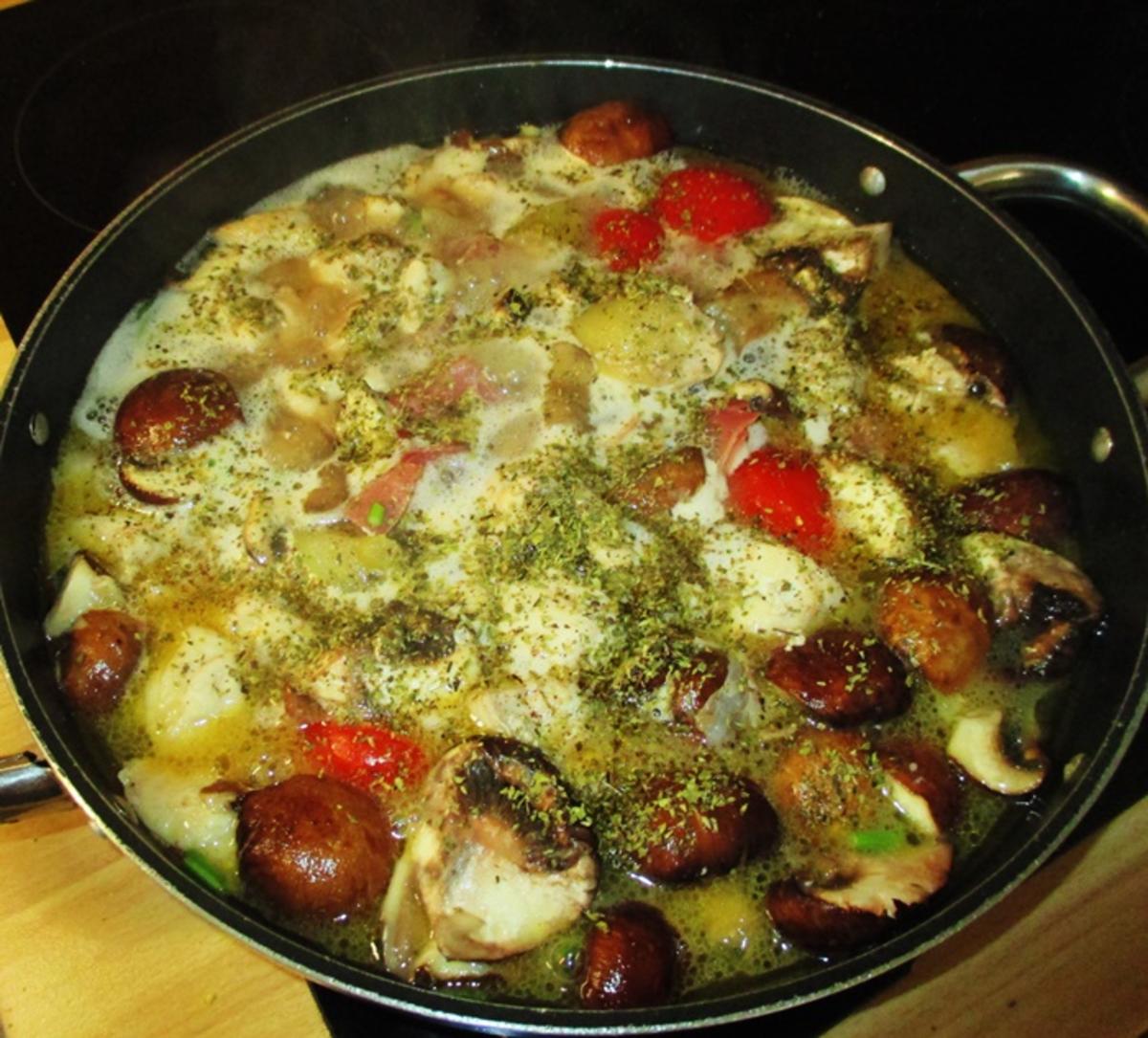 Hähnchen-Champignon-Gulasch - Rezept - Bild Nr. 14464