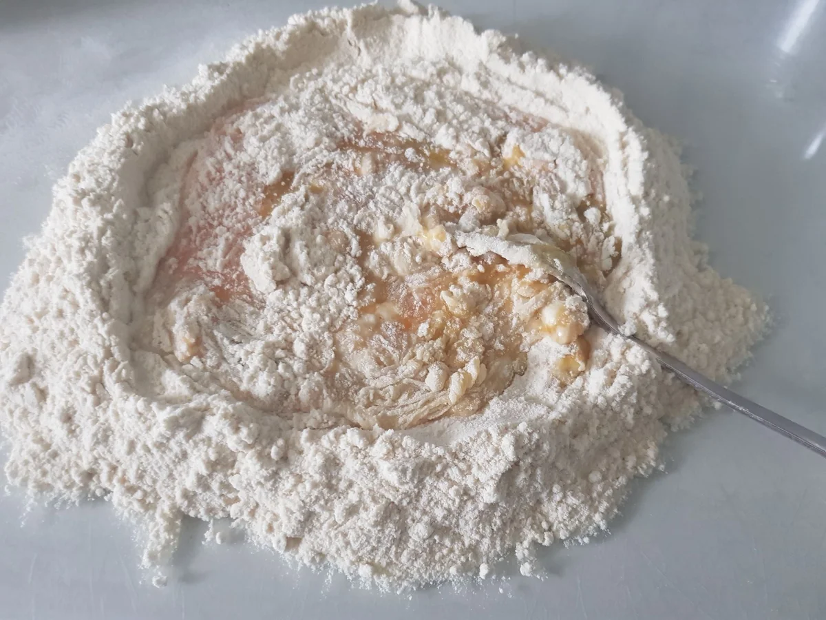 Pappardelle "tri color" aglio e olio - Rezept - Bild Nr. 14468