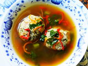 Speckknödelsuppe mit Gemüse - Rezept - Bild Nr. 2