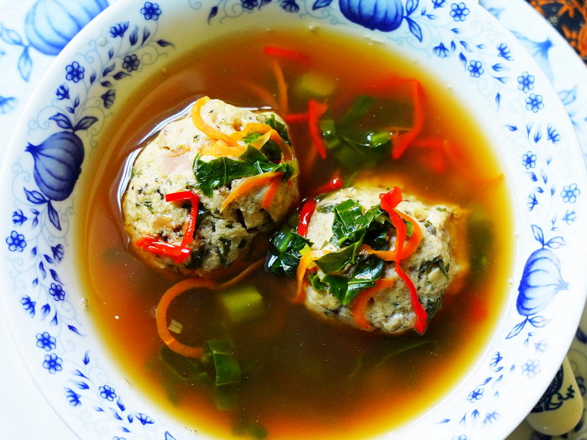 Speckknödelsuppe mit Gemüse - von Antareja