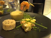 Fisch Tatar mit  Avocado-Kokos-Süppchen - Rezept - Bild Nr. 14460