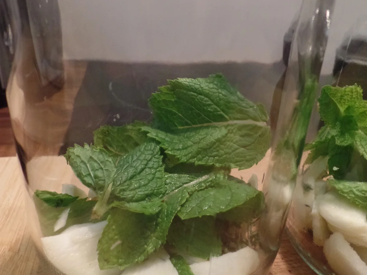 Kräuter-Frischkäse-Bällchen in Knoblauchöl - Rezept - Bild Nr. 14461