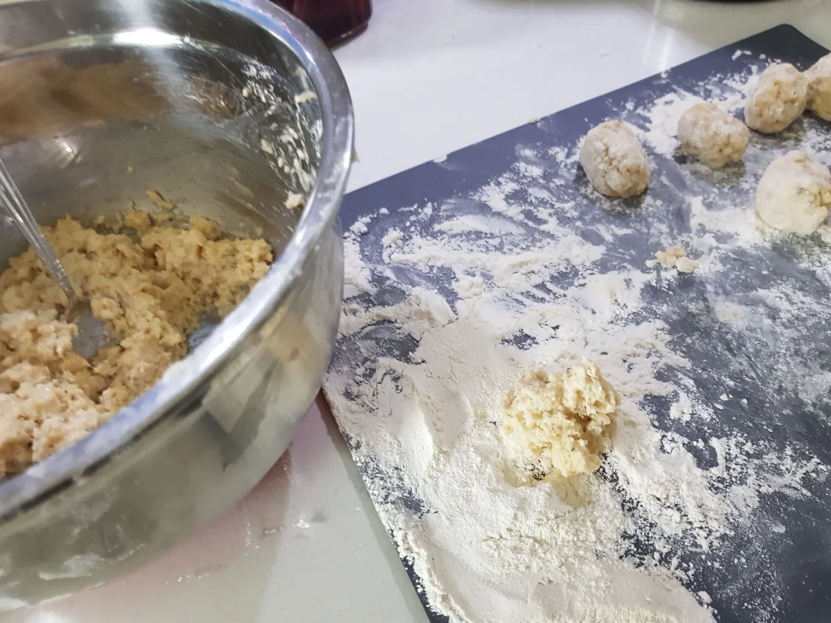 Gnocchi di Pane con finferli e pancetta - Rezept - Bild Nr. 14490