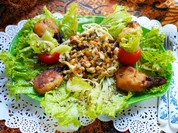 Hühnerunterschenkel mit Nudeln und Pilzen – Ayam Goreng Belacan - Rezept - Bild Nr. 14512