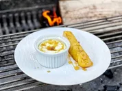 Skyr-Soufflé mit flambierter Ananas (Rurik Gislason) - Rezept - Bild Nr. 2