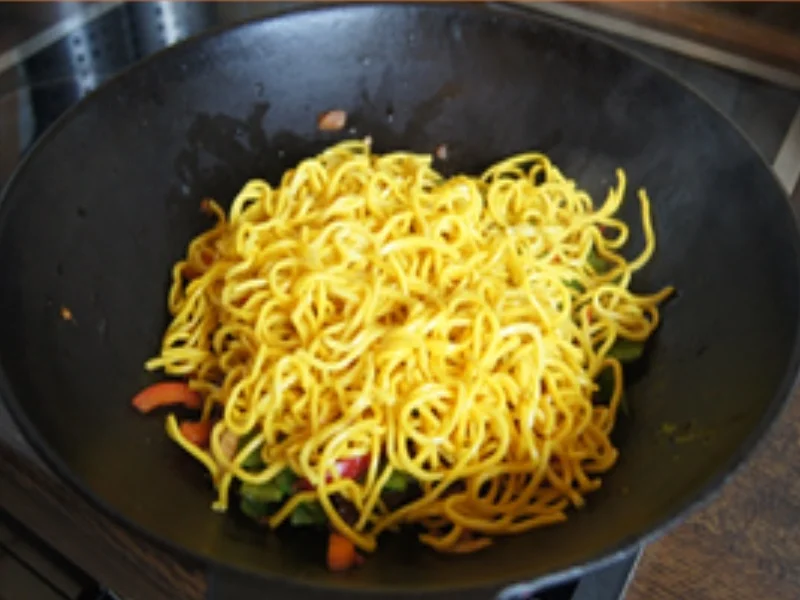 Rezept: Nudeln chow mein Bild Nr. 14484 Nudeln chow mein - Rezept - Bild Nr. 14484