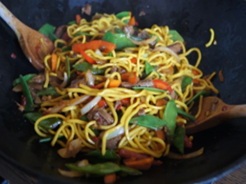 Rezept: Nudeln chow mein Bild Nr. 14486 Nudeln chow mein - Rezept - Bild Nr. 14486
