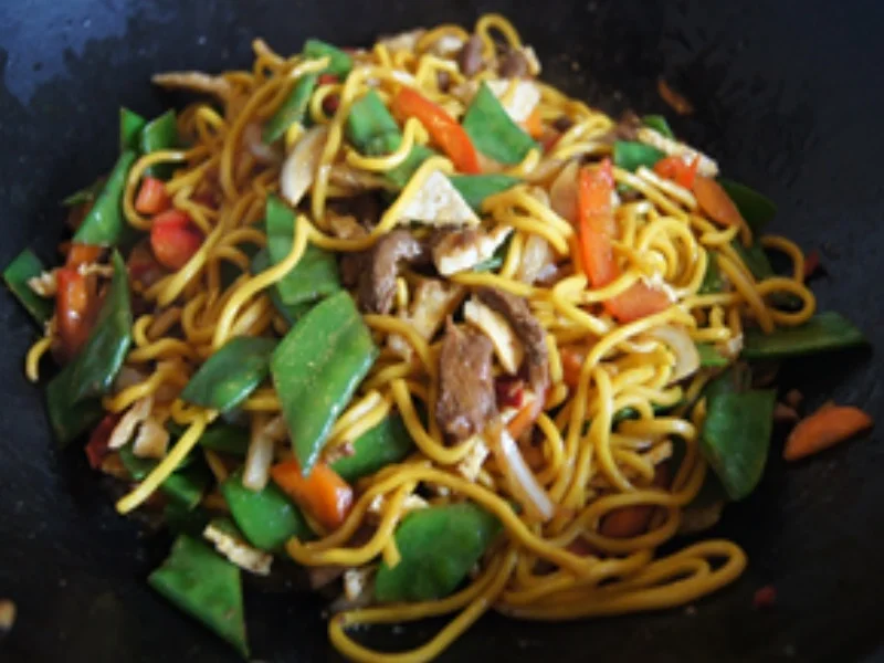Rezept: Nudeln chow mein Bild Nr. 14488 Nudeln chow mein - Rezept - Bild Nr. 14488