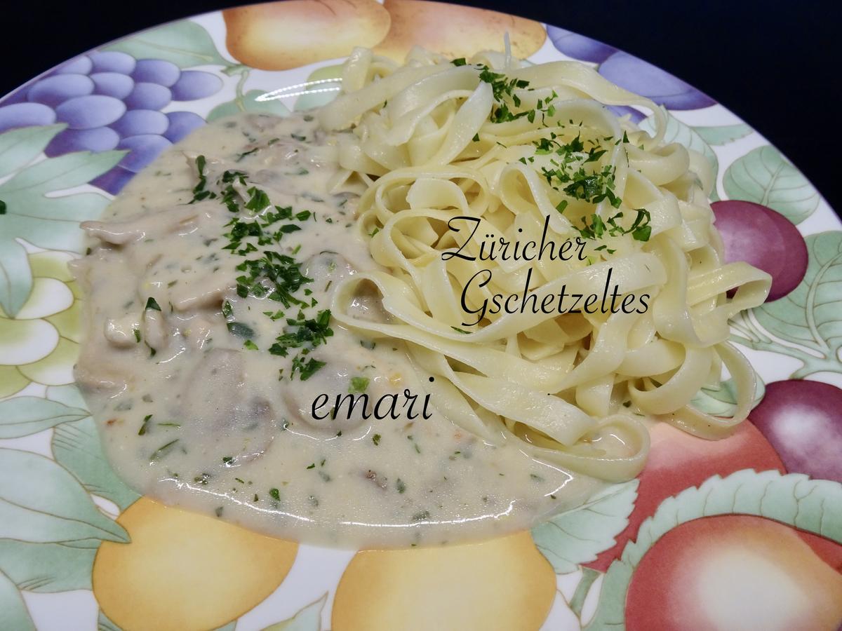 Züricher Gschnetzeltes  - Kulinarische Weltreise - Rezept - Bild Nr. 14502