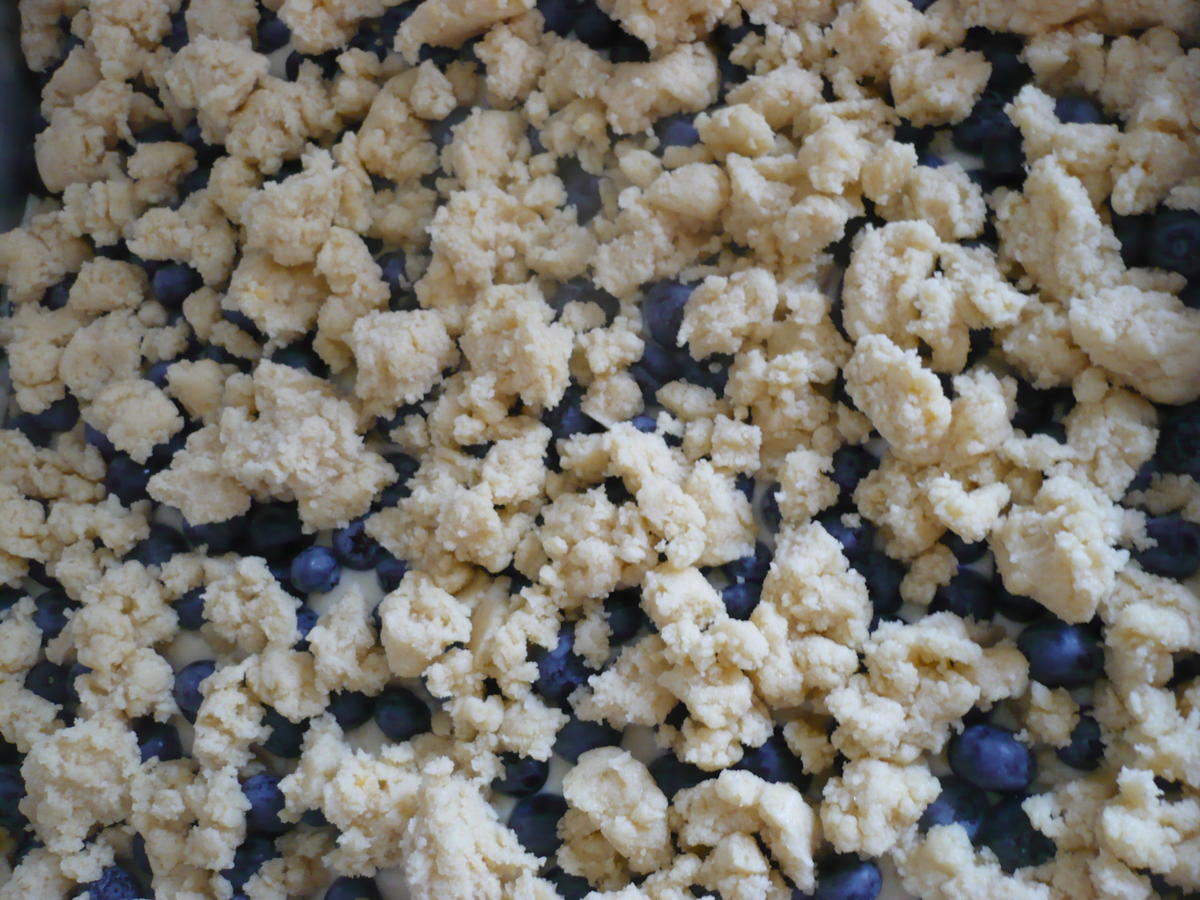 Blaubeer - Streuselkuchen mit Quark - Rezept - Bild Nr. 14496