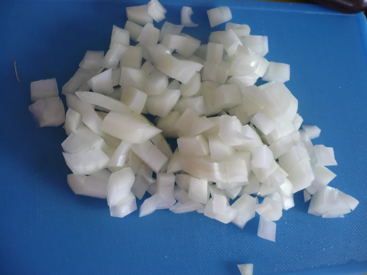 Hähnchen mit Kartoffeln, Paprika und Lauch in Tomatensoße - Rezept - Bild Nr. 14502