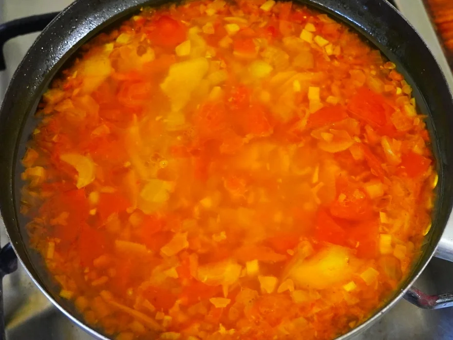 Süßkartoffelsuppe "Cia's Kitchen" -- Gulai Ubi Padang - Rezept - Bild Nr. 14502