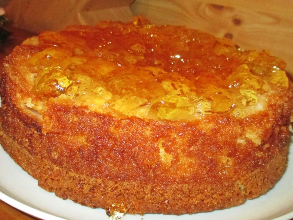 Apfel Polenta Kuchen kulinarische Weltreise - einfach - von GreteDrafz