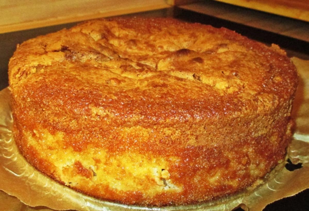 Apfel-Polenta-Kuchen - kulinarische Weltreise - Rezept - Bild Nr. 14517