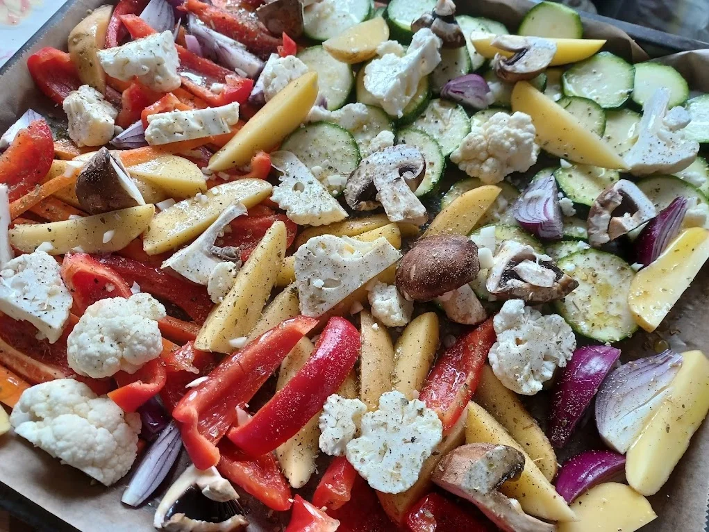 Gemüse aus dem Ofen mit Dip - Rezept - Bild Nr. 14518