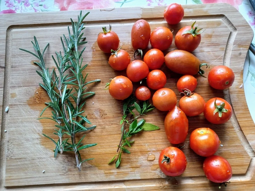 Gemüse aus dem Ofen mit Dip - Rezept - Bild Nr. 14519