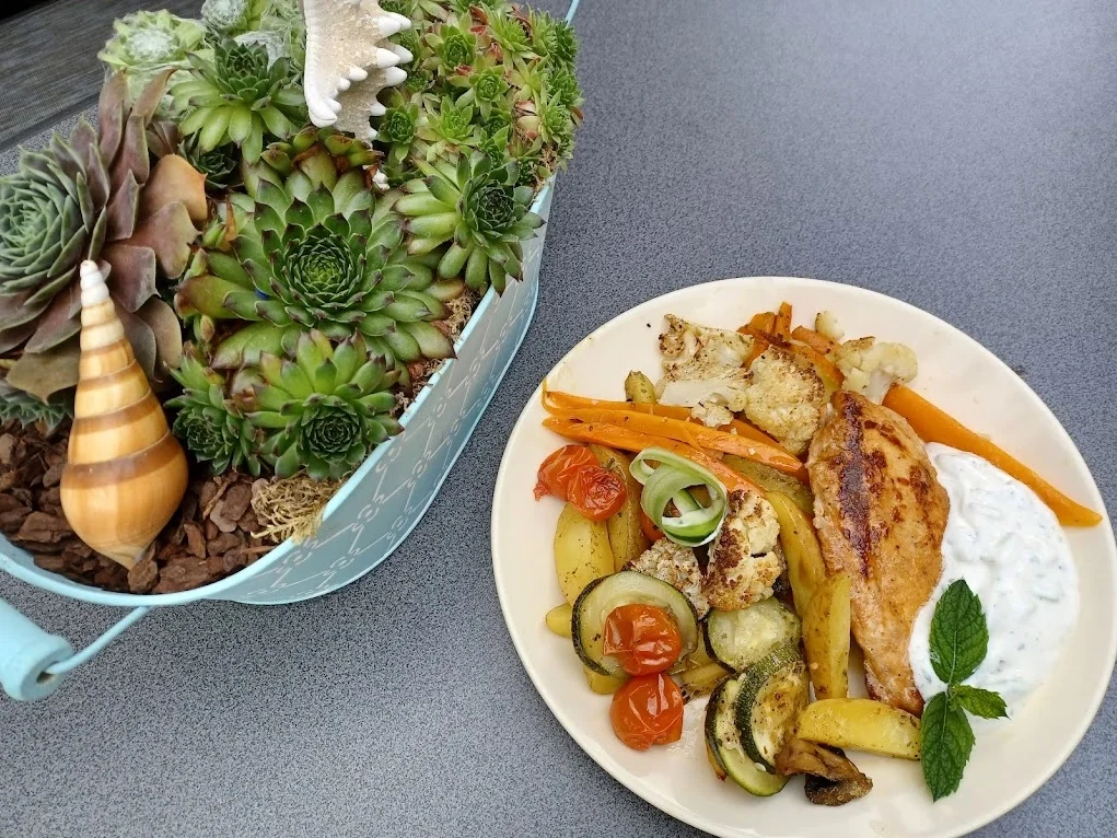 Gemüse aus dem Ofen mit Dip - Rezept - Bild Nr. 14527