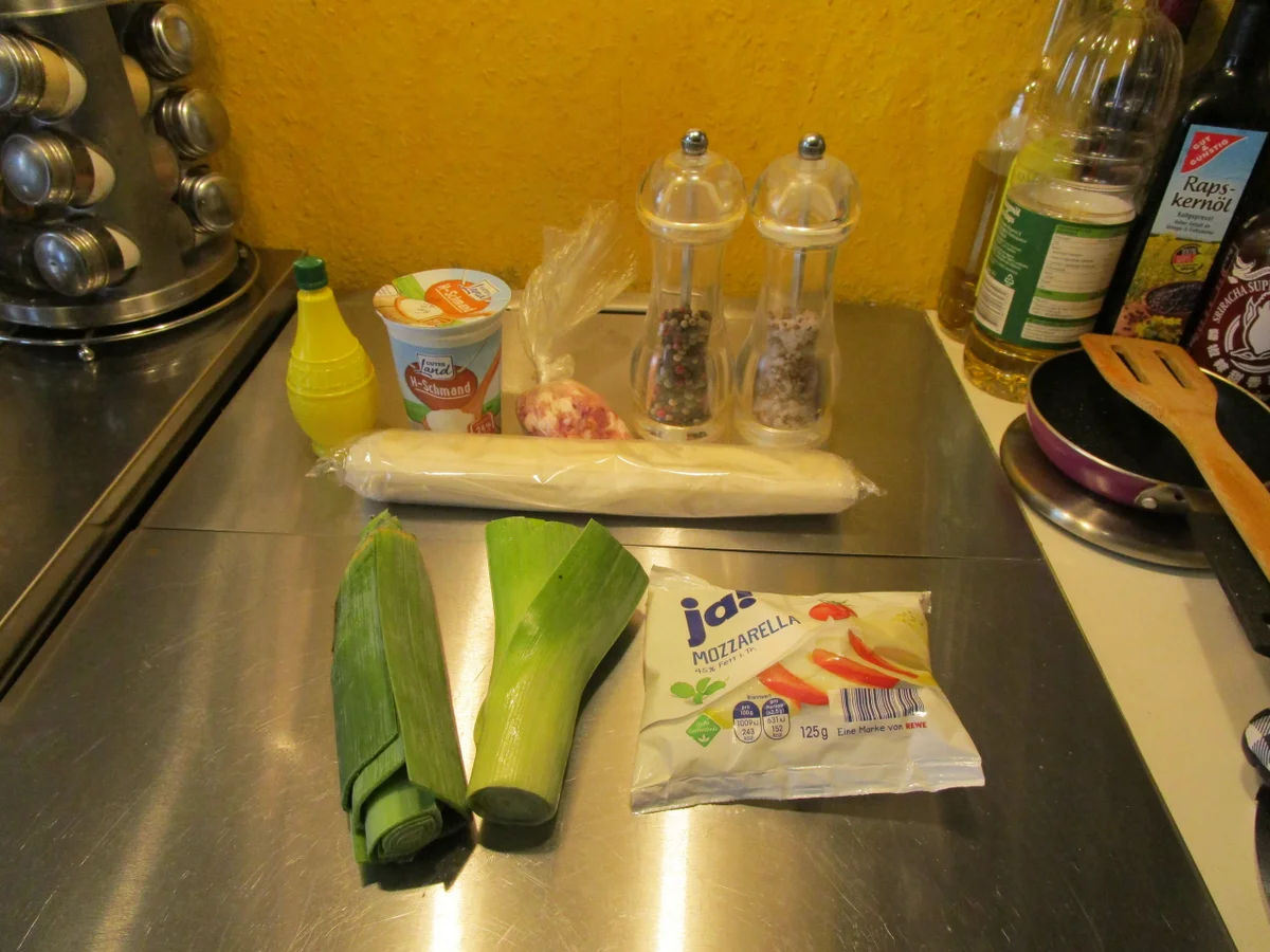 Lauchflammkuchen - Rezept - Bild Nr. 14513