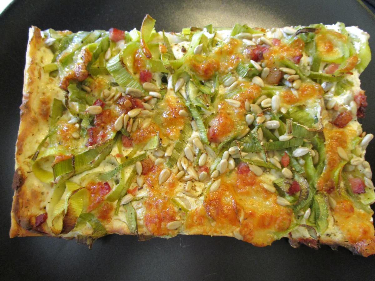 Lauchflammkuchen - Rezept - Bild Nr. 14517