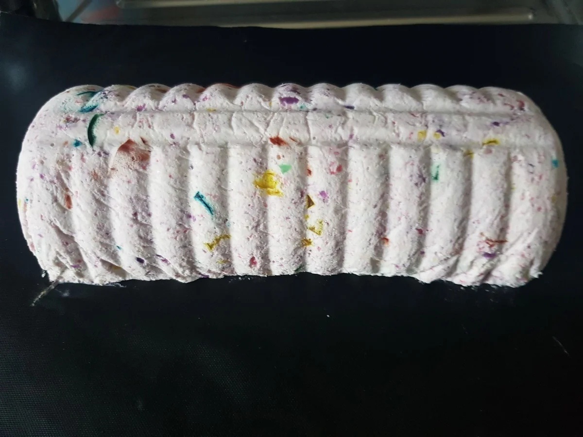 Quark-Mousse mit bunten Splittern und Nektarinen-Creme - Rezept - Bild Nr. 14515