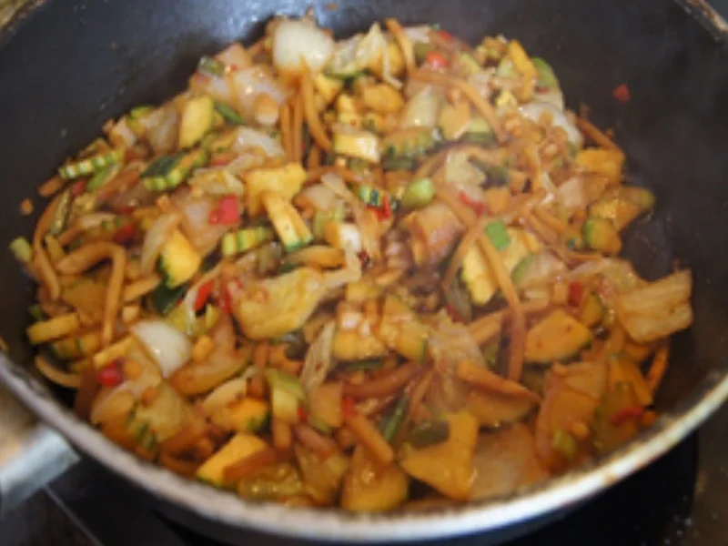 Gebratenes asiatisches Gemüse - Rezept - Bild Nr. 8