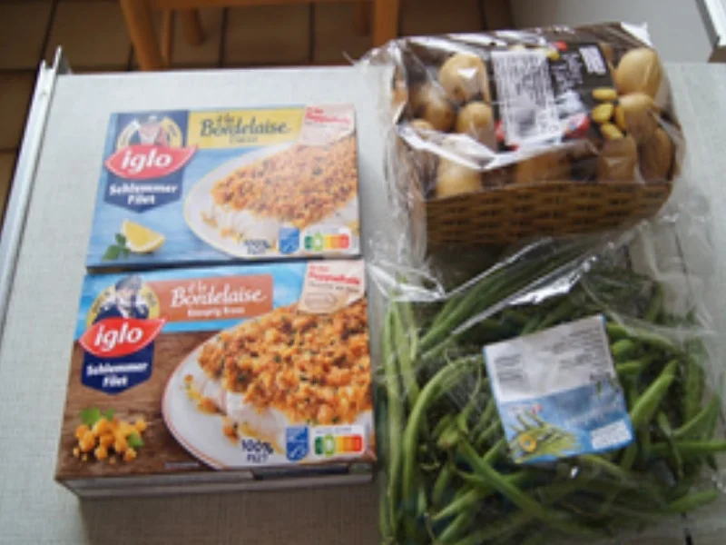 Schlemmerfilet mit Schinken-Buschbohnen und Rosmarin-Drillingen - Rezept - Bild Nr. 14513