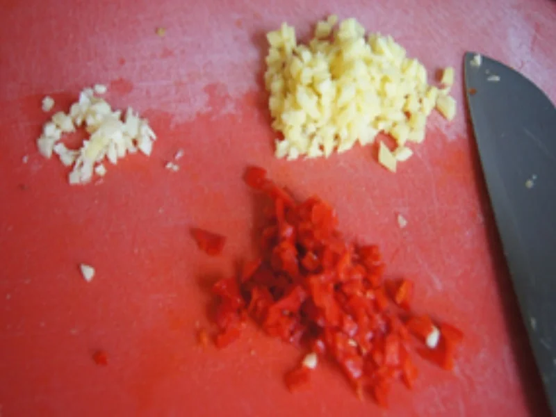 Rindfleisch mit Zwiebeln, Bambus und Basmatireis - Rezept - Bild Nr. 14520