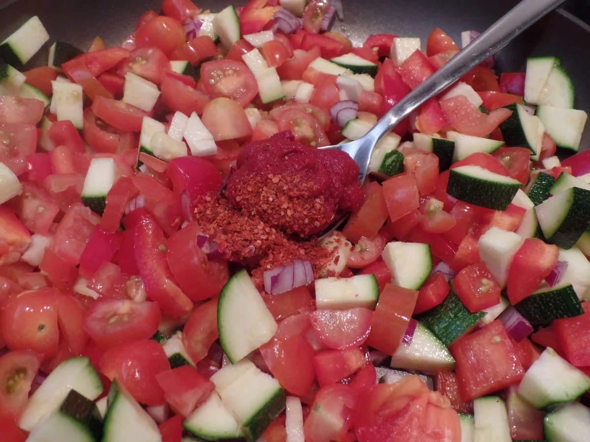 Spaghetti-Shakshuka - Rezept - Bild Nr. 14514