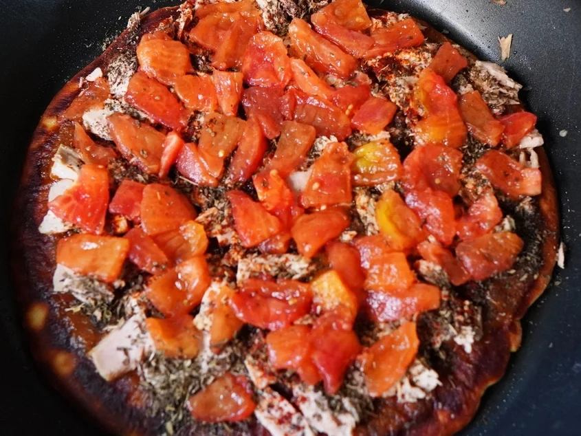 Pfannenpizza mit Thunfisch "Taormina" - Rezept - Bild Nr. 14519