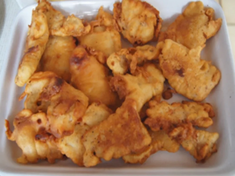 Ausgebackenes Pangasius-Filet mit gelben Stangenbohnen und Bechamel-Drillingen - Rezept - Bild Nr. 9