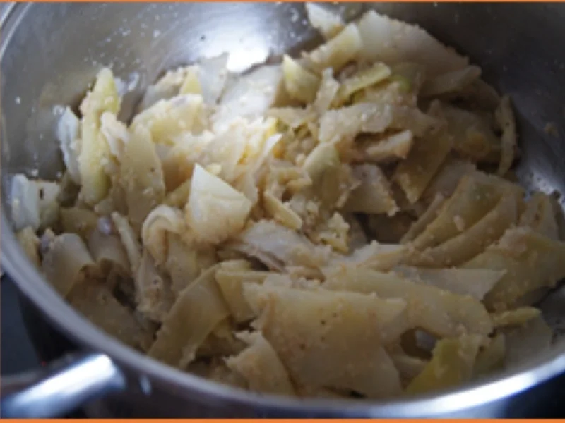 Ausgebackenes Pangasius-Filet mit gelben Stangenbohnen und Bechamel-Drillingen - Rezept - Bild Nr. 12