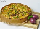 Kürbis-rote Zwiebel-Quiche - Rezept - Bild Nr. 14522