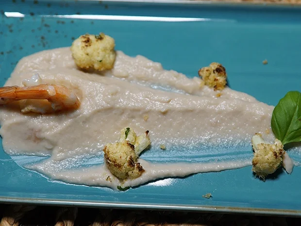 Garnele mit Zweierlei vom Blumenkohl - Rezept - Bild Nr. 2