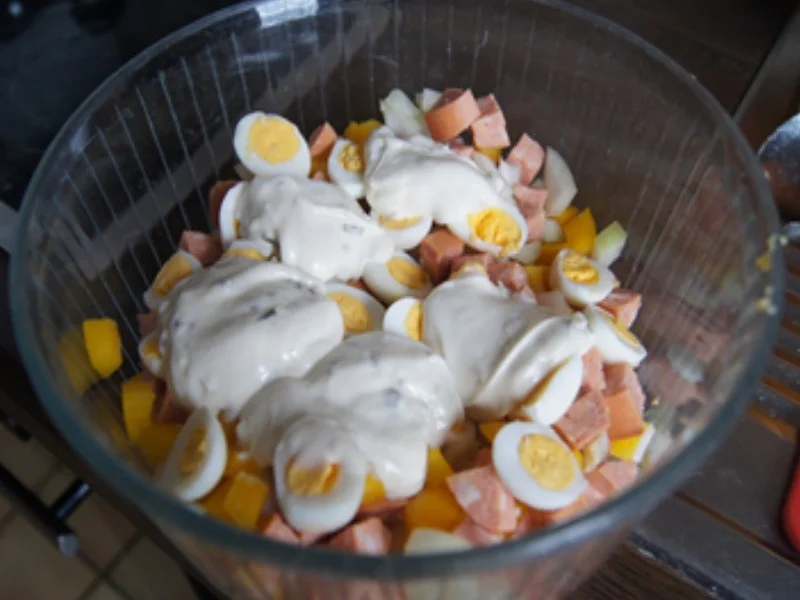 Rezept: Herzhafter Spekacky- Salat Bild Nr. 15 Herzhafter Spekacky- Salat - Rezept - Bild Nr. 15