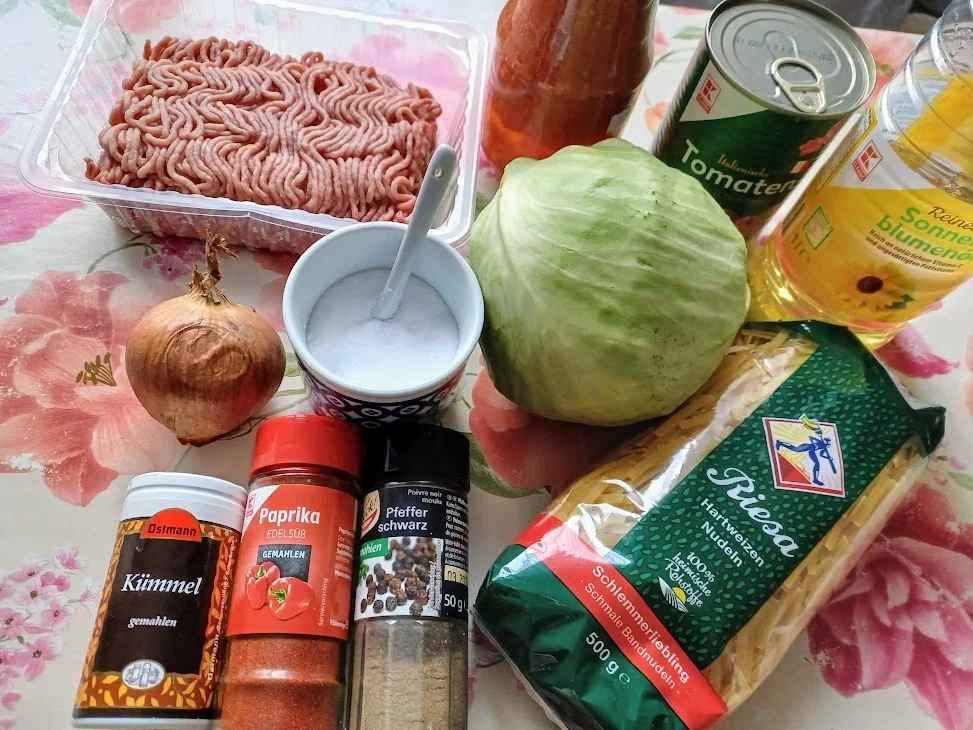 Rezept: Nudel - Hackfleischtopf mit Weißkohl Bild Nr. 14536 Nudel - Hackfleischtopf mit Weißkohl - Rezept - Bild Nr. 14536