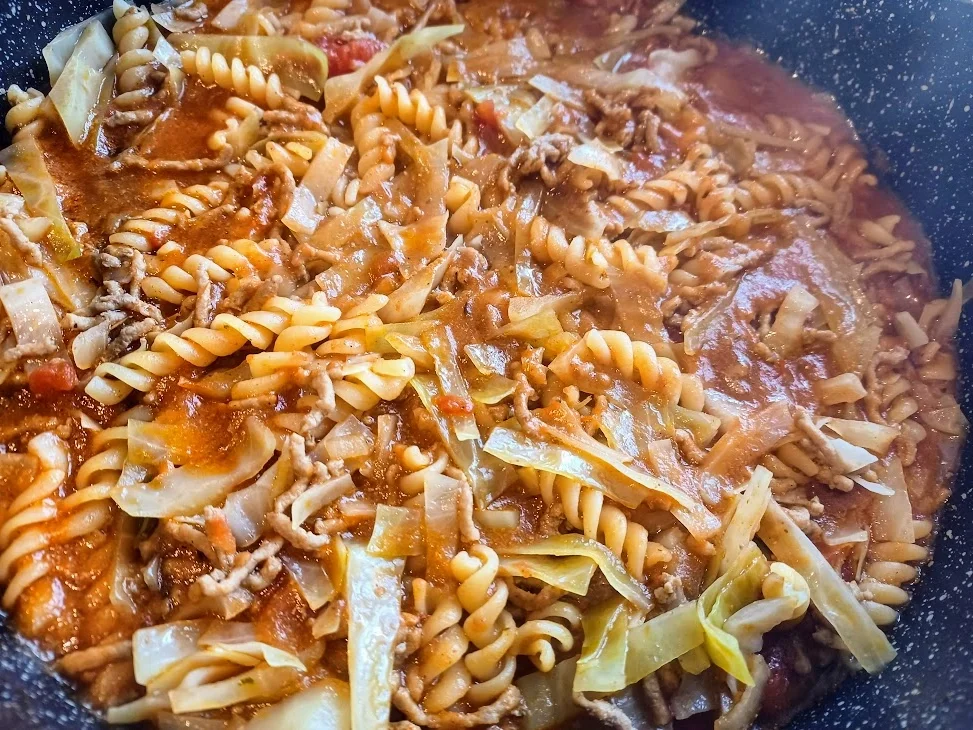 Rezept: Nudel - Hackfleischtopf mit Weißkohl Bild Nr. 14546 Nudel - Hackfleischtopf mit Weißkohl - Rezept - Bild Nr. 14546